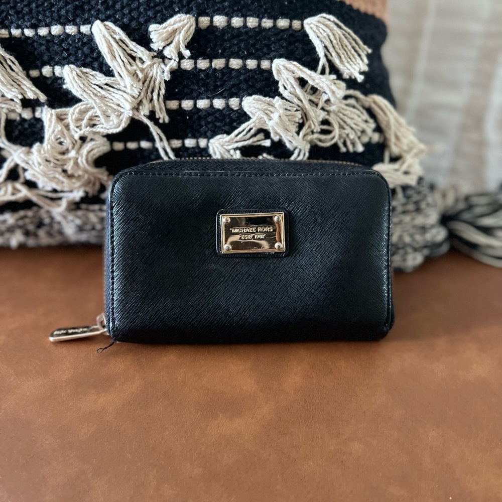 Michael Kors Black Leather Wallet